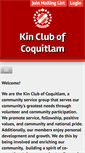 Mobile Screenshot of coquitlamkinsmen.com